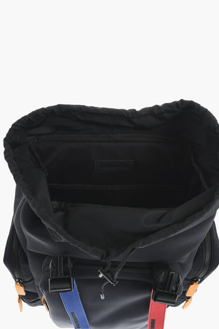 Neoprene Multi-Pocket Backpack with Contrasting Details