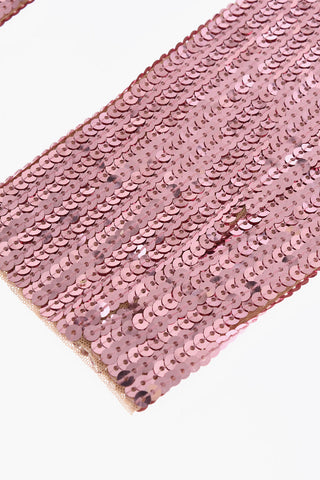 단색 스팽글 암워머