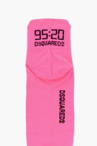 Stretch Fabric Low-Cut Socks with Contrasting Details