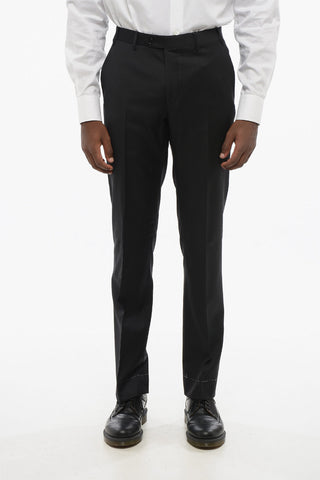 Virgin Wool LEADER Pants with Flush Pockets