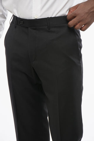 Virgin Wool LEADER Pants with Flush Pockets