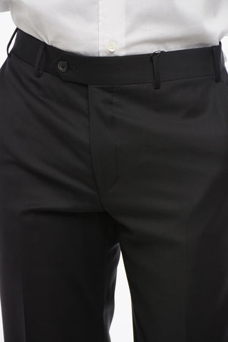 Hose aus Schurwolle MANTUA mit verdecktem Verschluss