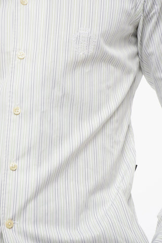 ID Cotton Poplin Striped Shirt with French Collar