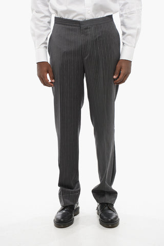 Pinstriped Virgin Wool Trousers CERIM.LEADER