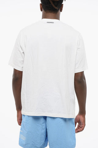 UNDERWEAR T-shirt Oversize con Stampa Logo