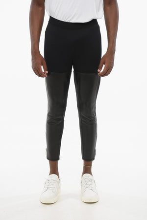 Hose aus Leder mit Reißverschluss am Knöchel