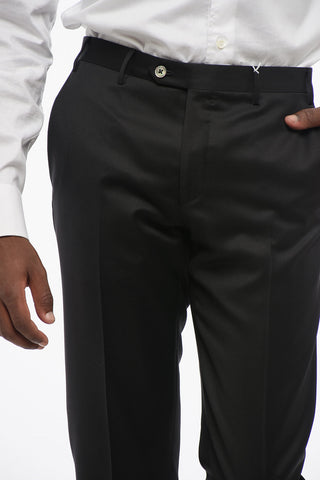 Virgin Wool LEADER Pants with Flush Pockets