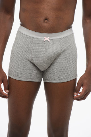 Cotton Underwear Boxer with Bow