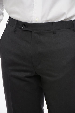 Fresco Wool Trousers with Belt Loops