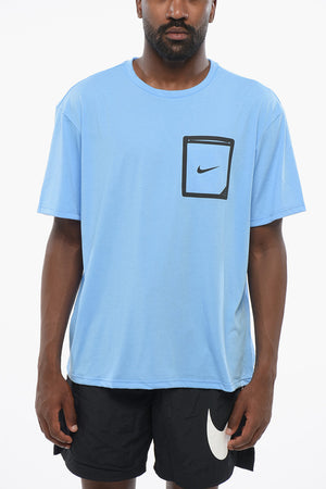 SWIM Rundhals-T-Shirt Mit Kontrastprint Und Tasche