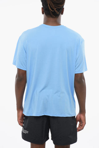 SWIM Rundhals-T-Shirt Mit Kontrastprint Und Tasche