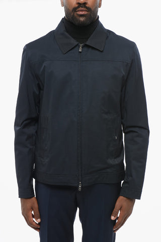 Zipped Closure Windbreaker