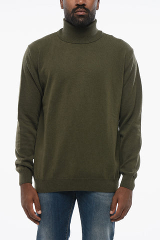 Wool and Cashmere Turtleneck Sweater