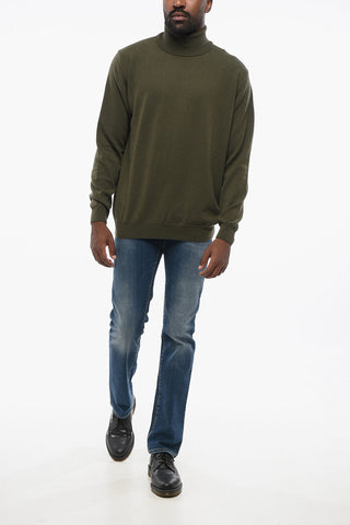 Wool and Cashmere Turtleneck Sweater