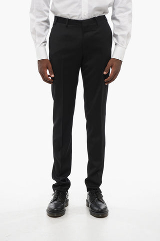 CC COLLECTION Twill-Hose aus Wollmischung