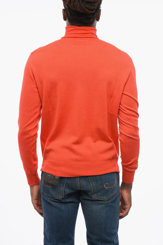 Rollkragenpullover aus Schurwolle