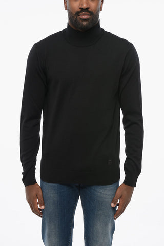 Virgin Wool Turtleneck Sweater
