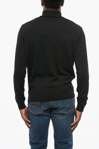 Virgin Wool Turtleneck Sweater
