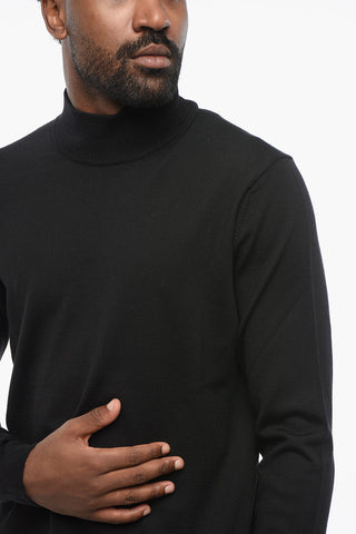 Virgin Wool Turtleneck Sweater