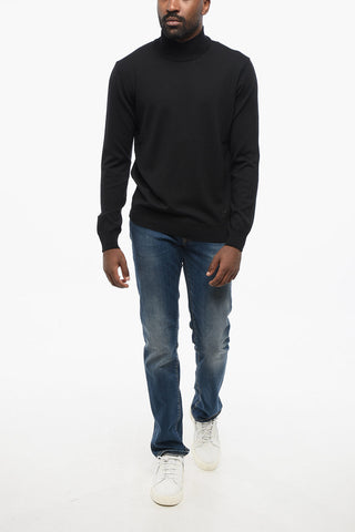 Virgin Wool Turtleneck Sweater