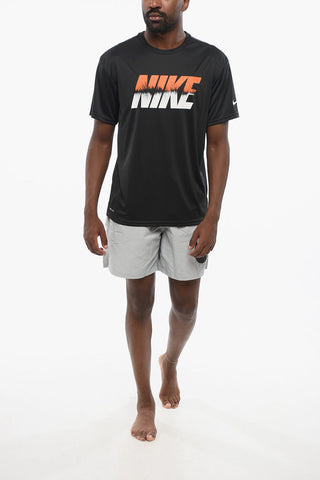 SWIM Dri-Fit Crew Neck T-Shirt with Contrasting Logo