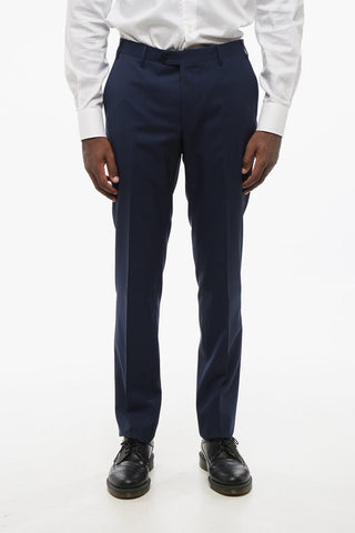 CODE Virgin Wool 4-Pocket Trousers with Hidden Closure