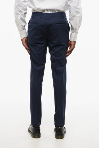 CODE Virgin Wool 4-Pocket Trousers with Hidden Closure