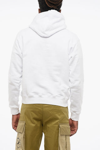 Cotton Hoodie with Front Print