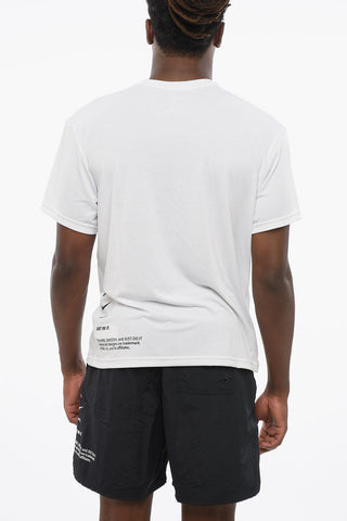 SWIM T-Shirt mit Rundhalsausschnitt HYDROGU Dri-Fit mit Kontrast-Monogramm
