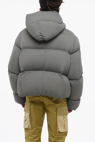 Puffer STORM ROD Jacket with Collar-Shaped Hood