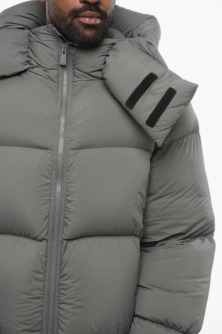 Puffer STORM ROD Jacket with Collar-Shaped Hood