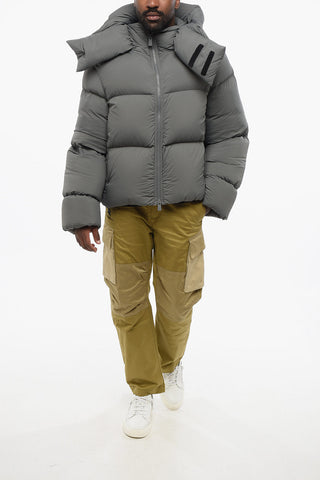 Puffer STORM ROD Jacket with Collar-Shaped Hood