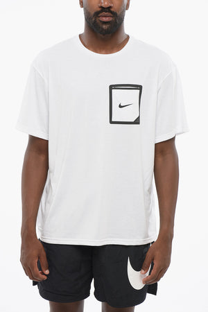SWIM Rundhals-T-Shirt Mit Kontrastprint Und Tasche