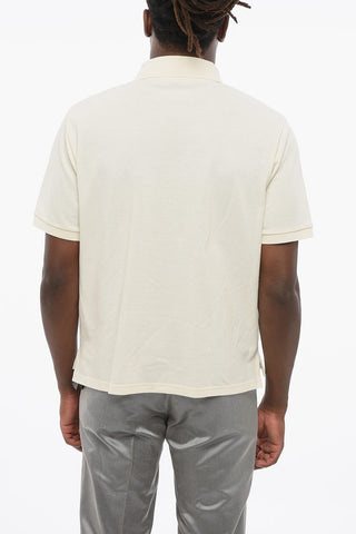 Cotton Blend 3 Buttons Polo Shirt