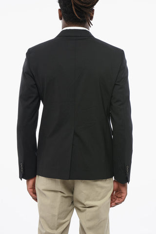 Virgin Wool 1-Button Jacket TOKYO with One Vent and Notch Lapel