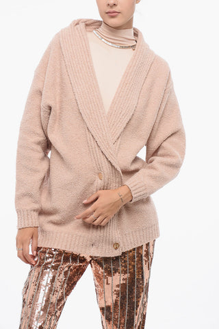 Cardigan Doppiopetto in Misto Cotone