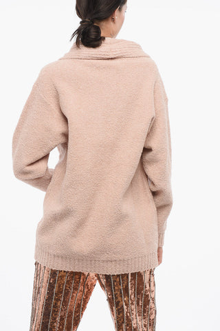 Cardigan Doppiopetto in Misto Cotone