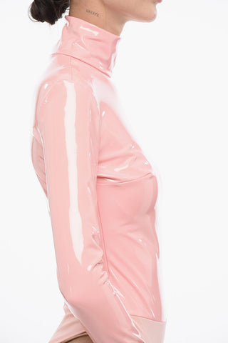 Latex Turtleneck Bodysuit