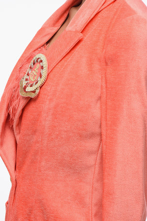 Blazer Sfoderato con Rever a Lancia