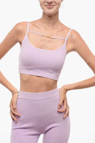 Ribbed Knit Crop Top