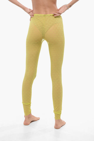 Strumpfhose aus Monogramm-Spitze