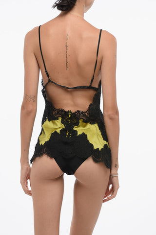 Two-Tone Lace Underwear Top