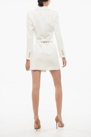 Blazer Dress Slim Fit con Rever Classico e Cintura