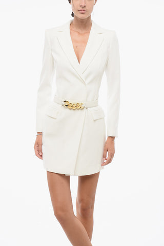 Blazer Dress Slim Fit con Rever Classico e Cintura