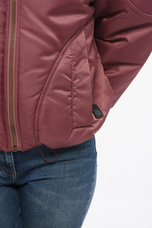 Bomber Imbottito TWILL con Zip Frontale