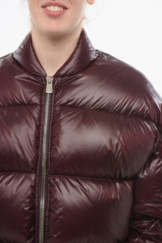 Full-Zipped STORM FURY Bomber Fit Down Jacket
