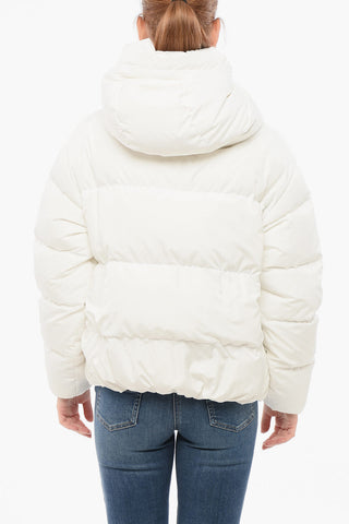 Daunenjacke CLOUD mit Kapuze und Frontreißverschluss