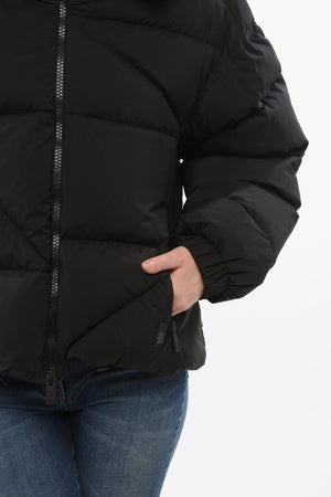 Down Jacket NEW DOUBLE with Hood and Front Zip