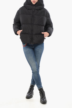 Down Jacket CLOUD with Hood and Front Zip