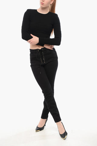 Monogram Fabric Cropped Top